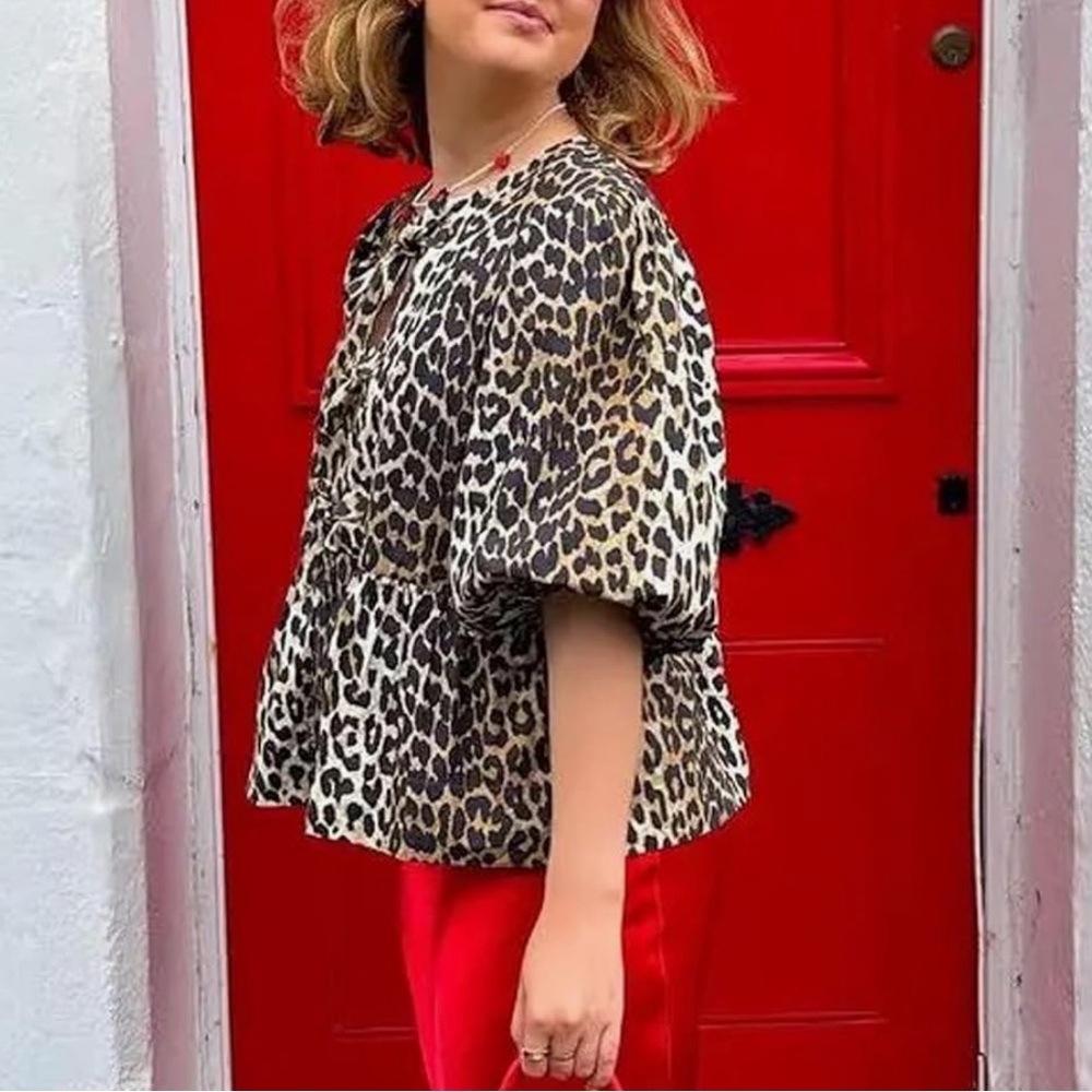 Viral Leopard 🐆 front tie top